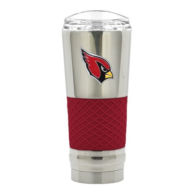 NFL Arizona Cardinals 24oz Draft Tumbler with Chrome Finish