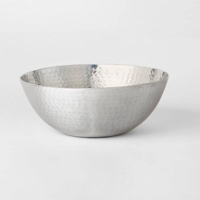 Photo 1 of 118.3oz Aluminum Hammered Serving Bowl  - Threshold
