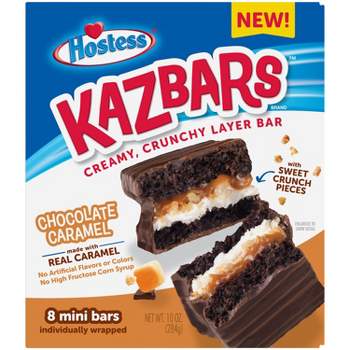 Hostess Chocolate Caramel Kazbars - 10oz / 8ct