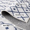 Washable Area Rugs for Living Room Vintage Distressed Throw Rugs Ultra-Soft Low Pile Boho Floral Accent Carpet Traditional Indoor Carpet - 4 of 4