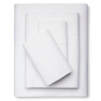 California King 300 Thread Count Organic Sheet Set White - Threshold™