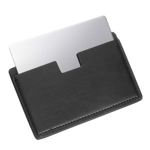 Unique Bargains Stainless Steel Smooth Travel Compact Small Makeup Mirror - 1 of 4