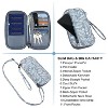 Generic RFID Family Passport Wallet Holder Waterproof, Travel Organizer Credit Card Clutch Bag - 4 of 4