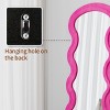 Full Length Wavy Floor Mirror with Stand, Decorative Wall Mirror for Bedroom, Dressing Room, Modern Framed Mirror-The Pop Home - 3 of 4