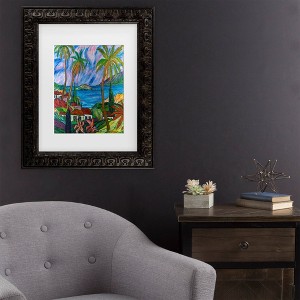 Trademark Fine Art Manor Shadian Tropical Paradise Matted Framed Art - 1 of 4