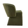 Modern Upholstered Accent Chair With Teddy Fabric, Single Sofa Side Chair For Bedroom, Dining Room Or Living Room Seating-Maison Boucle - 4 of 4