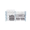 Dexmalle Kids Toy Storage Organizer with 12 Toy Bins and Bookshelf,Blue - 2 of 4