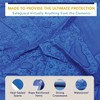 Moose Supply 5 Mil Waterproof Blue Poly Tarp Covers with Grommets - 2 of 4