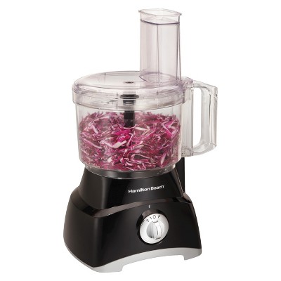  Hamilton Beach Stack & Snap Food Processor and Vegetable Chopper,  Black & Electric Vegetable Chopper & Mini Food Processor, 3-Cup, 350 Watts,  for Dicing, Mincing, and Puree, Black: Home & Kitchen