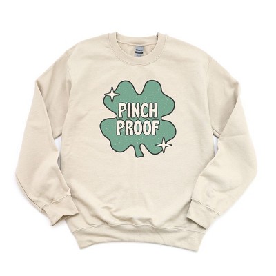 Simply Sage Market Women's Graphic Sweatshirt Pinch Proof Shamrock