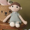 Ruvalino Baby and Toddler Learning Toys Princess Eva 100% Cotton Knitted Stuffed Doll for Play, Multi, 19"*16"*1" - 2 of 4