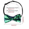 INSPIRE CHIC Men's Sequin Adjustable Pre-tied Bow Tie - 2 of 4