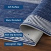 Area Rugs for Living Room Modern Bordered Rug Farmhouse Geometric Bedroom Rugs Low Pile Non Shedding Carpet - 4 of 4