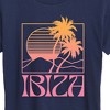 Women's - Instant Message - Ibiza Sun Palms Short Sleeve Graphic T-Shirt - 2 of 4