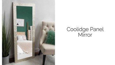 Gold Full Length Rectangular Bathroom Vanity Mirror