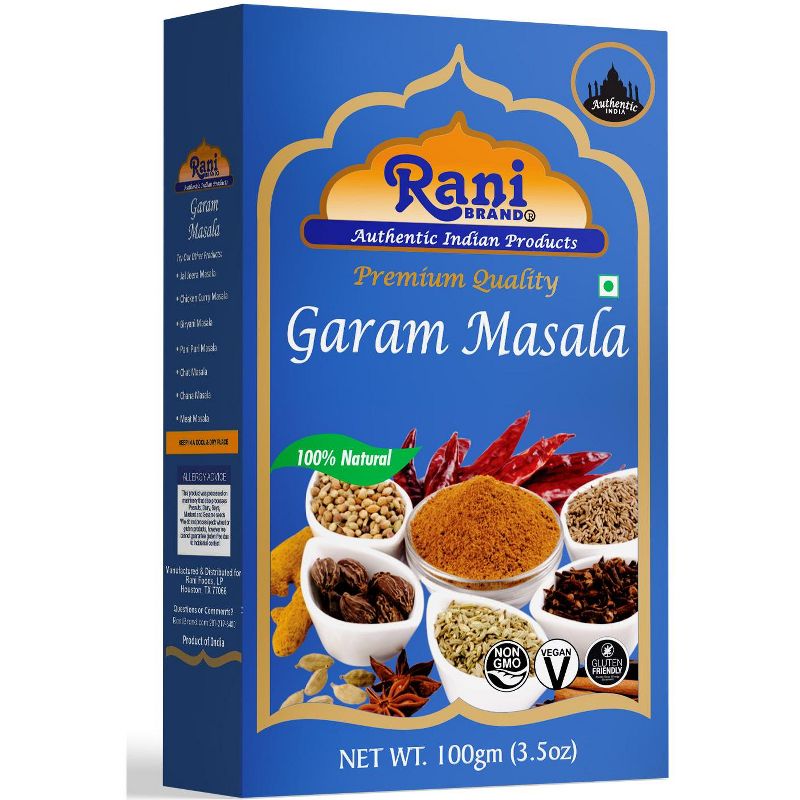 Garam Masala, Indian 11-Spice Blend - 3.5oz (100g) - Rani Brand Authentic Indian Products, 1 of 8