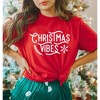 Simply Sage Market Women's Christmas Vibes Snowflake Short Sleeve Graphic Tee - 2 of 3
