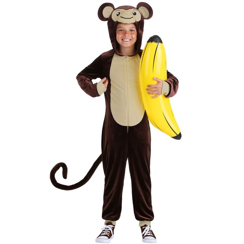 HalloweenCostumes.com Silly Monkey Costume for Kids, 1 of 2