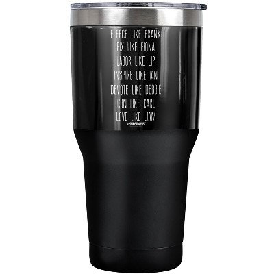 Shameless Family Feud Steel Tumbler 30oz Coffee Travel Mug