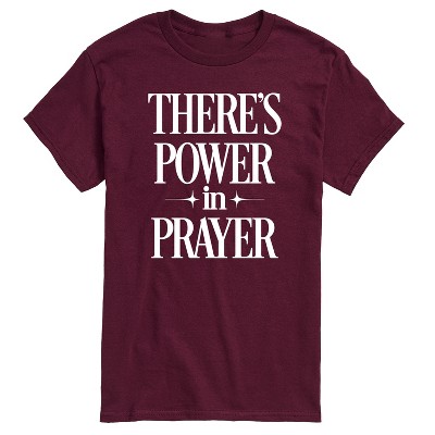 Men's - Instant Message - There's Power In Prayer Short Sleeve Graphic T-Shirt