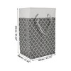 Unique Bargains Foldable Laundry Basket with Handles - 3 of 4