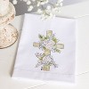 Transpac Cotton Hemstitched Cross Hand Towel Home Decorations Easter - 2 of 2