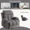 NicBex Recliner Chair Massage Chair with Heating Rocking Chair with USB and 2 Cup Holders Reading Chair for Living Room�Bedroom - 4 of 4