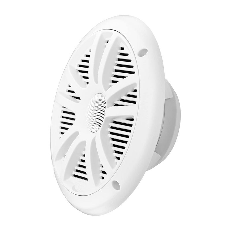 BOSS Audio MR6W 6.5" 360W Dual Cone Marine/Boat Speakers Stereo, White (4 Pack), 5 of 7