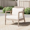 CAVINAS Outdoor Acacia Wood Patio Chairs with Waterproof Deep Seating,Rattan Patio Furniture for Porch,Backyard,Balcony,Brown - 2 of 4