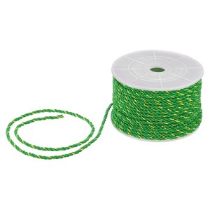 Unique Bargains Soft Polyester Twisted Silk Decorative Craft Cord Trim Cord Rope 22 Yards 1 Pc - 1 of 4