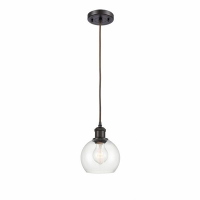 Athens - 1 Light Mini Pendant In Industrial Style-9.88 Inches Tall and 6 Inches Wide