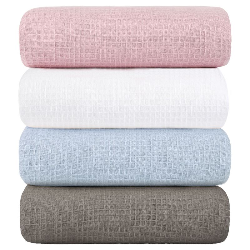 PiccoCasa 100% Cotton Soft and Thick Absorbent Waffle Weave Bath Towels 4 Pcs, 1 of 7