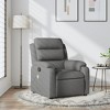 vidaXL Massage Recliner Chair Dark Grey - 2 of 4