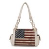 MKF Collection Alaina Vegan Leather Women’s Flag Shoulder Bag by Mia K - 2 of 4