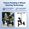 KneeRover All Terrain Fusion Patented Knee Scooter with 4 Wheel Steering - 2 of 4