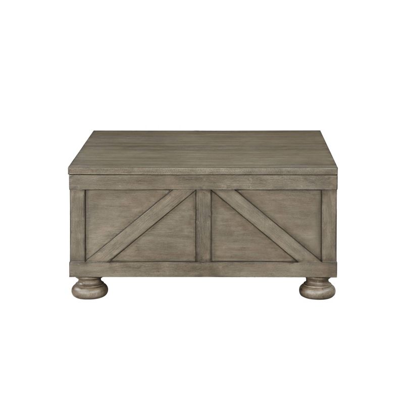 Pershins Farmhouse Square Coffee Table with Storage - HOMES: Inside + Out, 5 of 13
