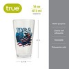 True Eagle Pint Glass, Beer Glasses for Independence Day, Memorial Day, Versatile Drinkware for Beers, Perfect Gifts for Men, 16 oz, Set of 1 - 3 of 4