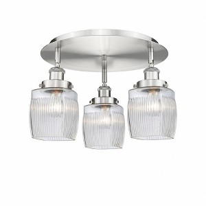 Colton - 3 Light Flush Mount In Industrial Style-9.5 Inches Tall and 17.25 Inches Wide - 1 of 1