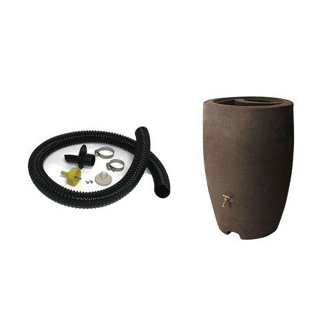 Algreen Gutter Downspout Diverter Kit 50 Gallon Rain Water