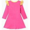 Disney Princess Skater Dress Toddler Girl Ruffle Long Sleeve Winter Fall Clothes School Outfit Birthday Party Gift - 2 of 4