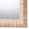 bali & pari Adino Bohemian Woven Natural Grasscloth Rectangle Accent Mirror - 4 of 4