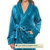 PAVILIA Soft Plush Women Fleece Robe, Cozy Warm Housecoat Bathrobe, Fuzzy Female Long Spa Robes - 2 of 4