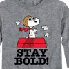 Boys' - Peanuts - Snoopy Stay Bold Long Sleeve Graphic T-Shirt - 2 of 4