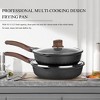 Aoibox 12-Piece Nonstick Cookware Set with Stay-Cool Handles, Frying Pans, Saute Pan with Lid, Silicone Utensils & Pot Protectors, PFAS & PFOA Free - 3 of 4
