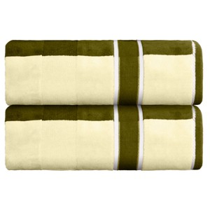 Lavish Home 2PC Luxury Cotton Bath Towels - 1 of 4