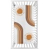 Sweet Jojo Designs Gender Neutral Photo Op Fitted Crib Sheet Boho Sun Orange Taupe and White - 2 of 4