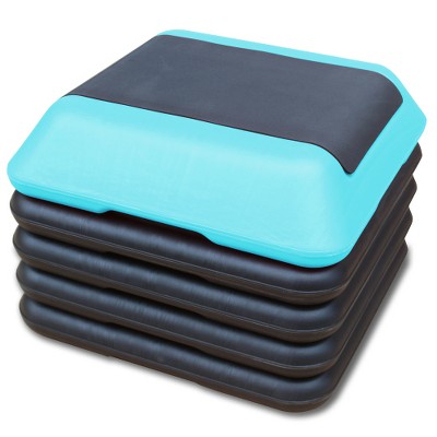 BestParts Commercial 550LB Adjustable Aerobic Step Platform w/4 Risers - Non-Slip Green