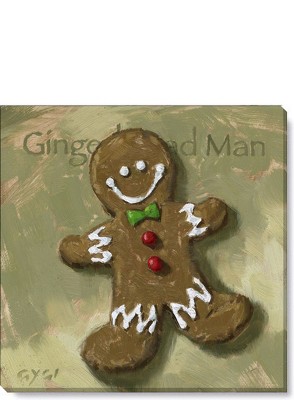 Sullivans Darren Gygi Gingerbread Man Canvas, Museum Quality Giclee ...