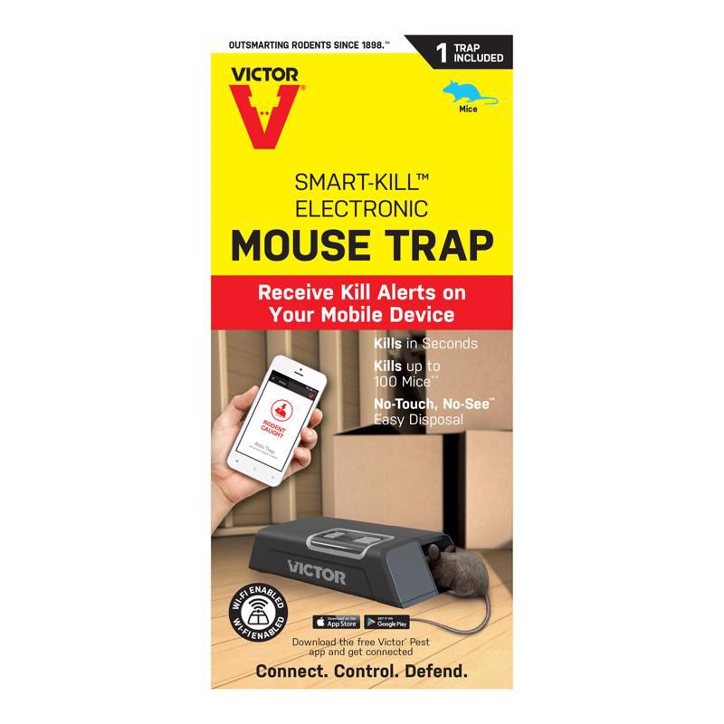 Victor Smart Kill Small Electronic Animal Trap For Mice 1 pk, 2 of 3