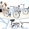 Whisen 26" Men's Beach Cruiser Bike, Single Speed Bicycles with Steel Frame, Wide Wheels for Stability - 4 of 4